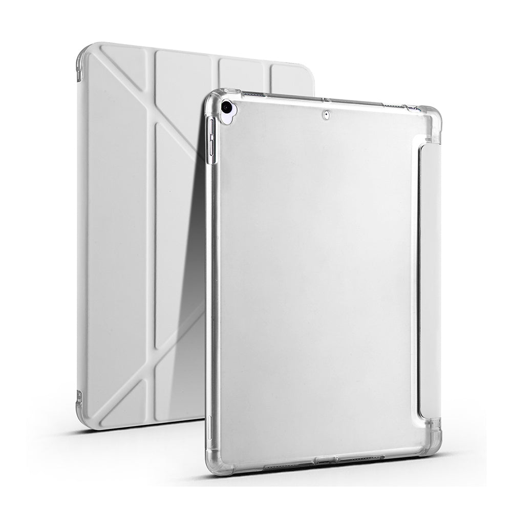 Apple iPad 10.2 (8.Nesil) Kılıf Zore Tri Folding Kalem Bölmeli Standlı Kılıf