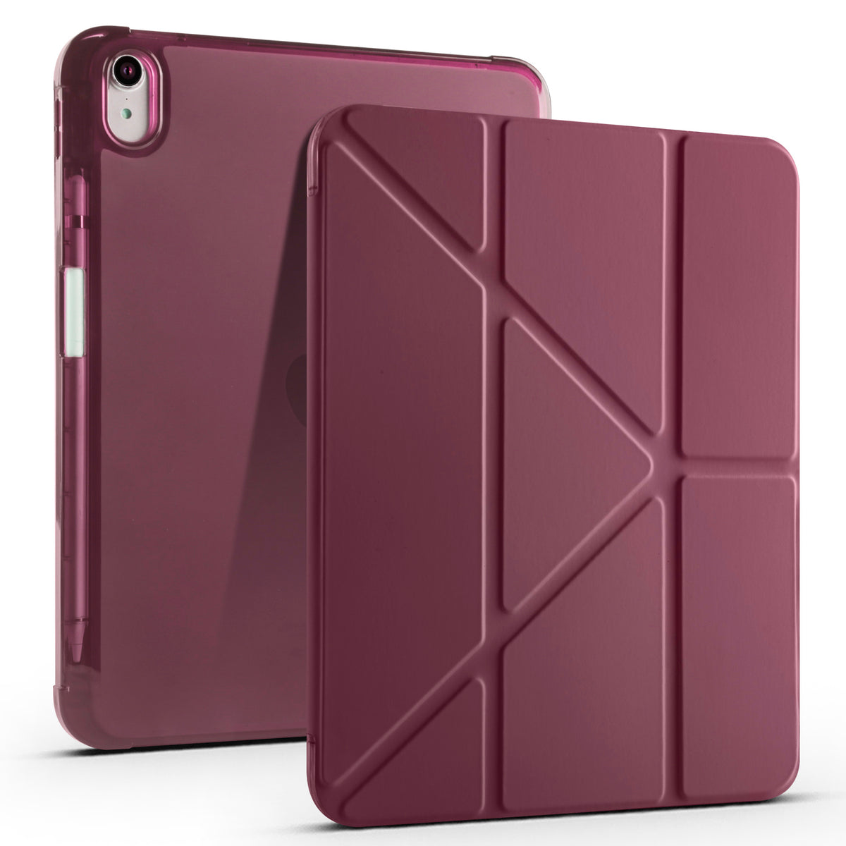 Apple iPad 10.9 2022 (10.Nesil) Kılıf Zore Tri Folding Kalem Bölmeli Standlı Kılıf