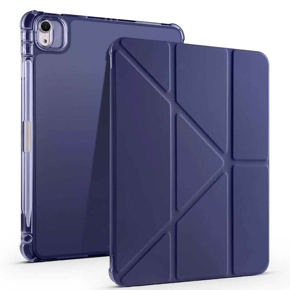 Apple iPad Air 11 2024 Kılıf Zore Tri Folding Kalem Bölmeli Standlı Kılıf