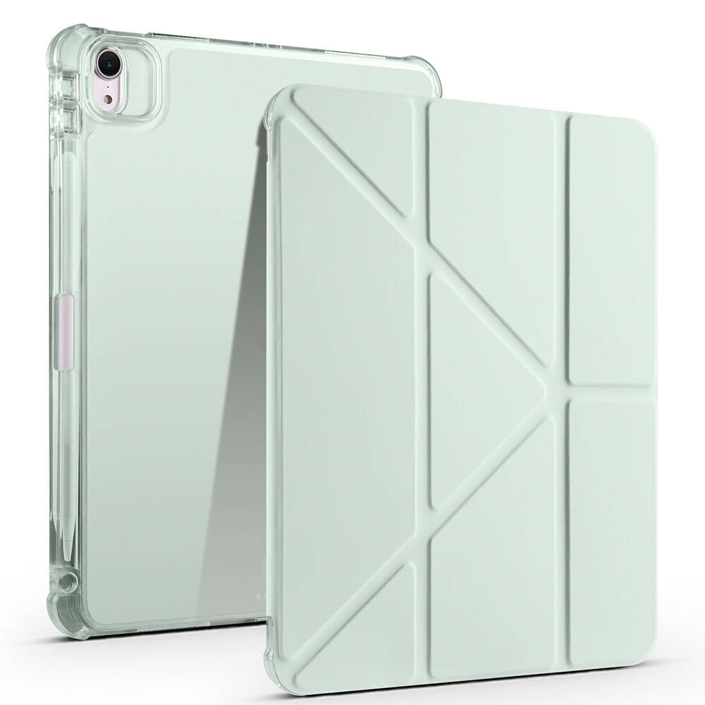 Apple iPad Air 11 2025 M3 Kılıf Zore Tri Folding Kalem Bölmeli Standlı Kılıf