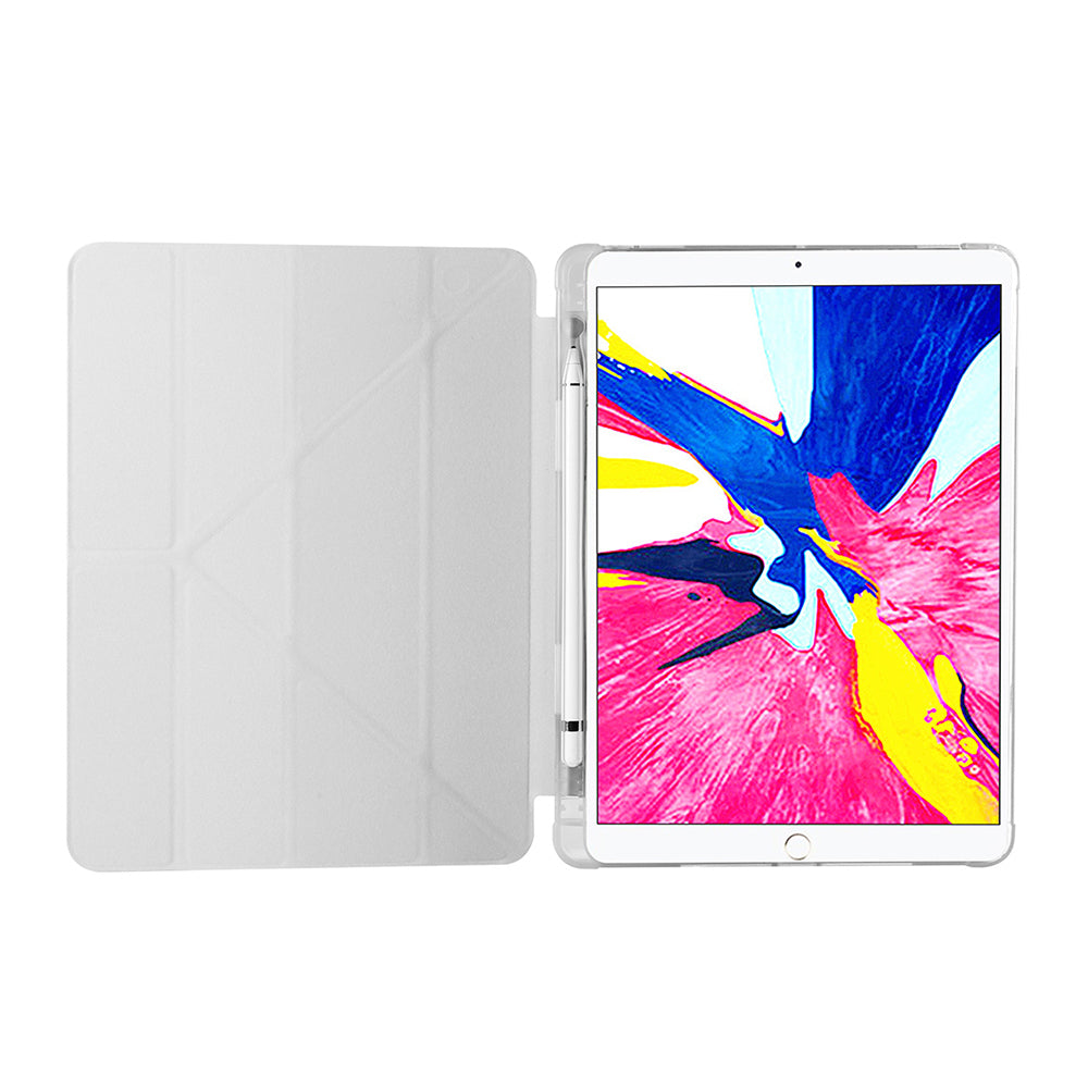 Apple iPad Pro 10.5 (7.Nesil) Kılıf Zore Tri Folding Kalem Bölmeli Standlı Kılıf