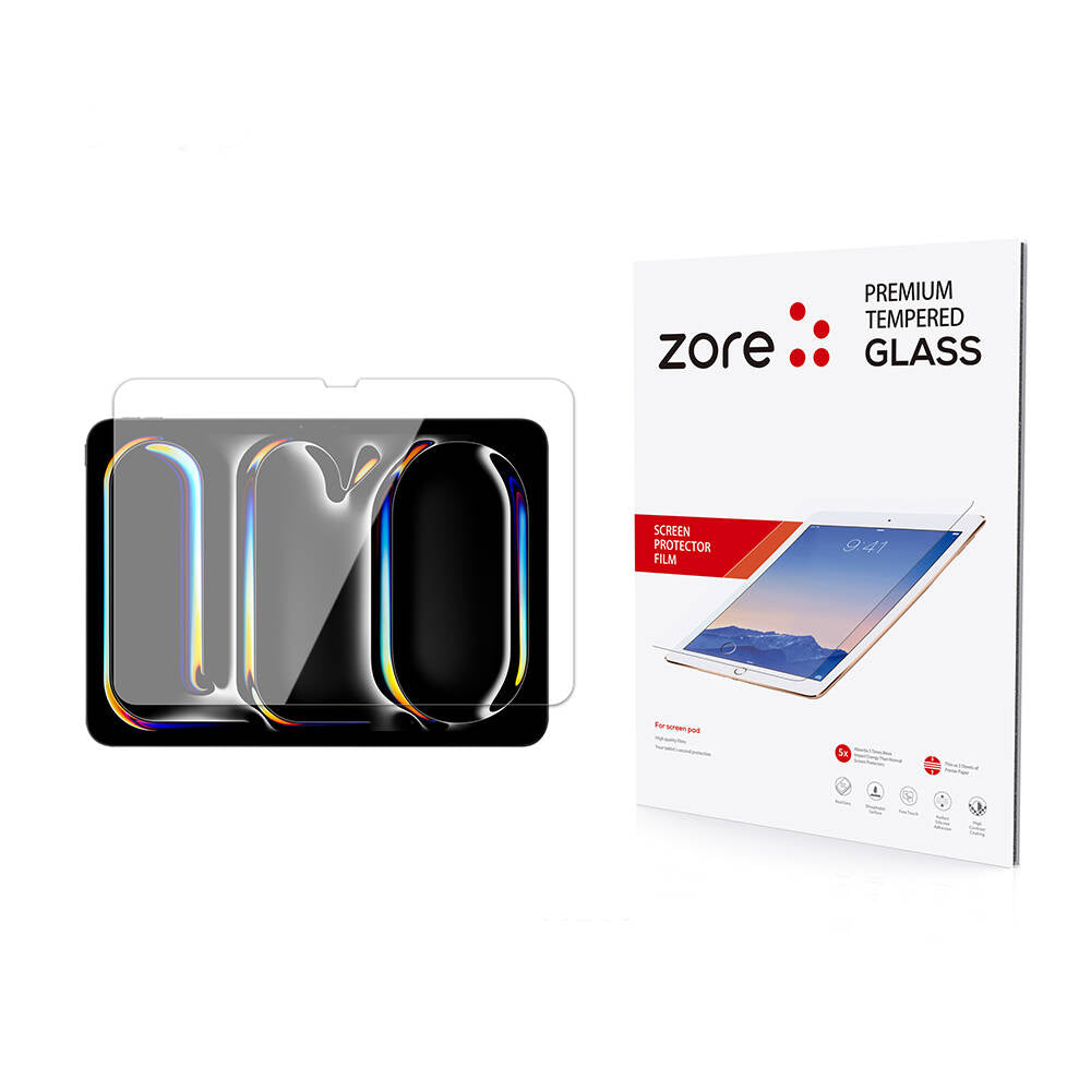 Apple iPad Pro 13 2025 M5 Zore Tablet Temperli Cam Ekran Koruyucu