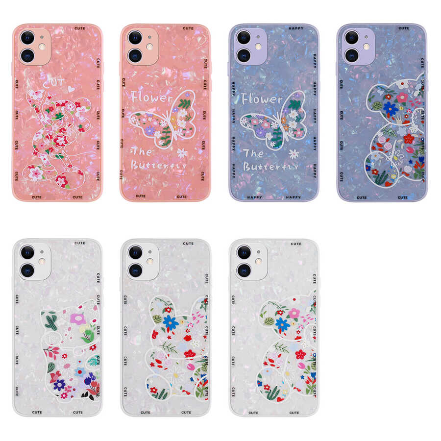 Apple iPhone 11 Kılıf Desenli Sert Silikon Zore Mumila Kapak