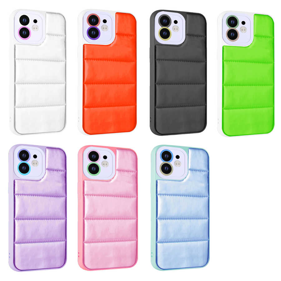 Apple iPhone 11 Kılıf Kamera Korumalı Airbagli Renkli Zore Seksek Kapak