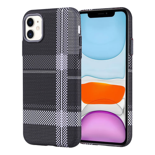 Apple iPhone 11 Kılıf M-safe Şarj Özellikli Karbon Fiber Görünümlü Zore Nekst Kapak