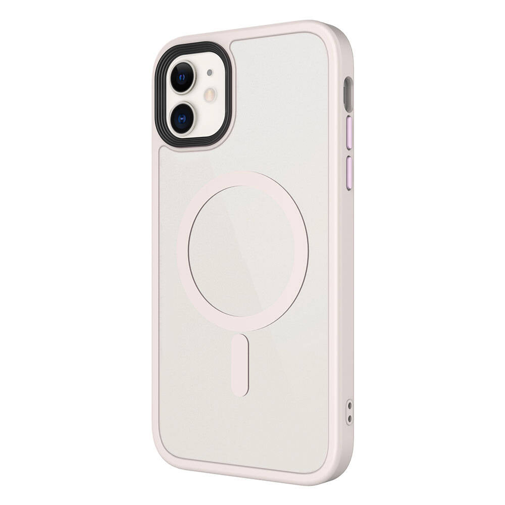 Apple iPhone 11 Kılıf Mat Arka Yüzey Wireless Şarj Özellikli Zore Flet M-safe Kapak