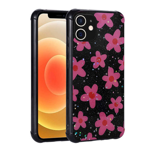 Apple iPhone 11 Kılıf Simli Desenli Kamera Korumalı Parlak Zore Popy Kapak