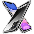 Apple iPhone 11 Case Stand Transparent Silicone Zore L-Stand Cover
