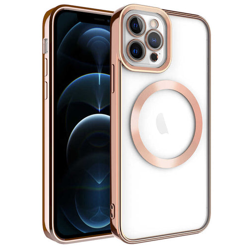 Apple iPhone 11 Pro Max Kılıf M-safe Wireless Şarj Özellikli Zore Setro Silikon