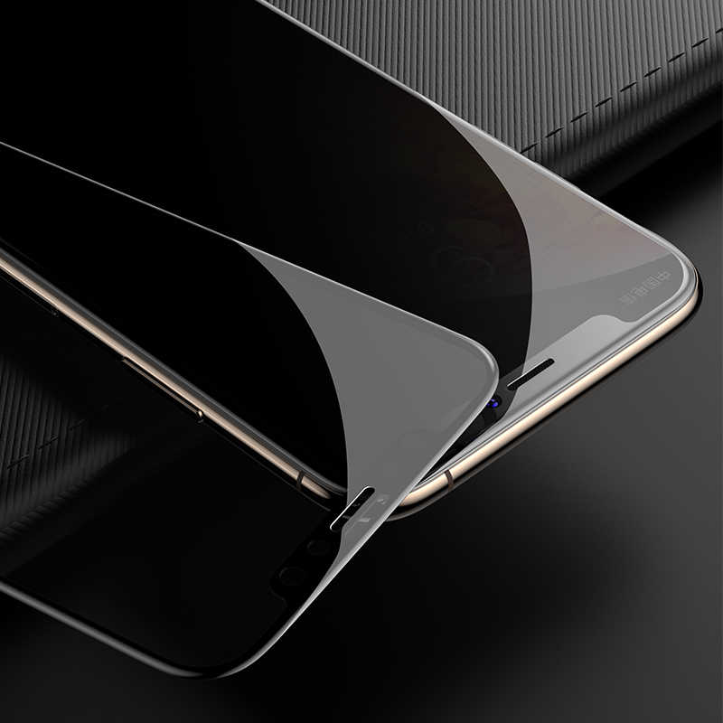 Apple iPhone 11 Pro Max Zore Kor Gizlilik Kameralı Ekran Koruyucu