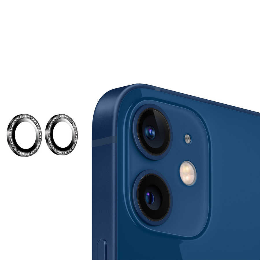 Apple iPhone 12 Mini Zore CL-06 Kamera Lens Koruyucu