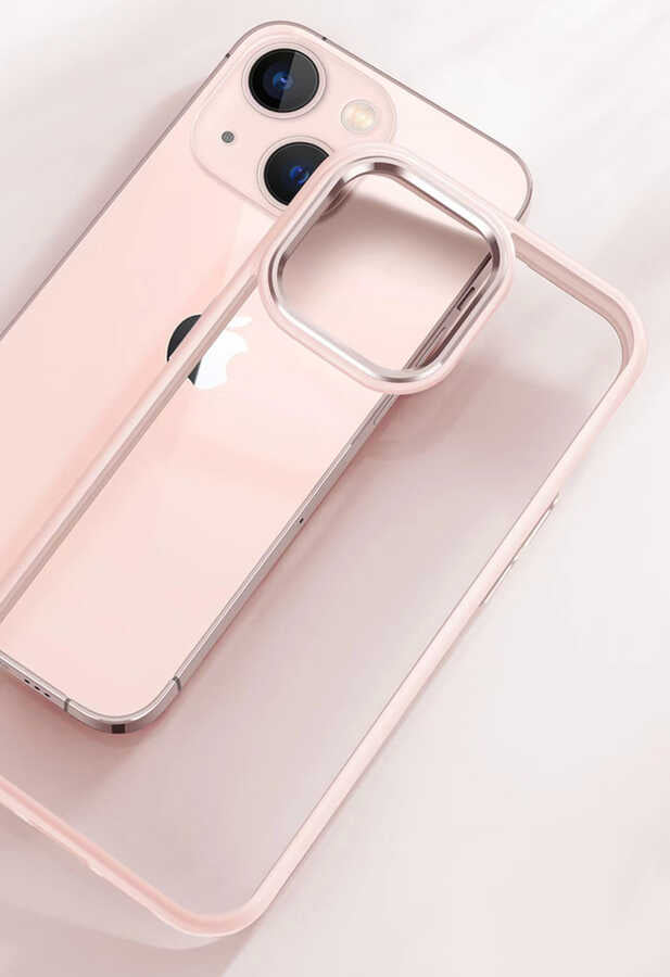 Apple iPhone 12 Pro Kılıf Zore Krom Kapak