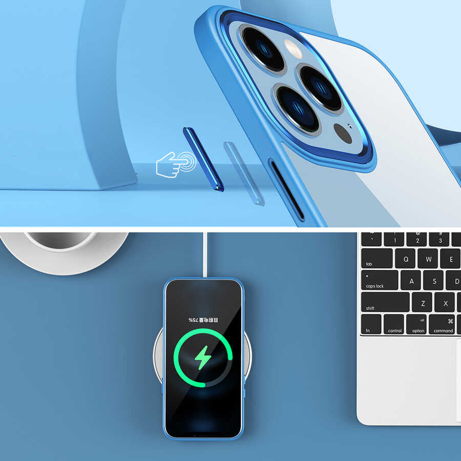 Apple iPhone 12 Pro Kılıf Zore Krom Kapak