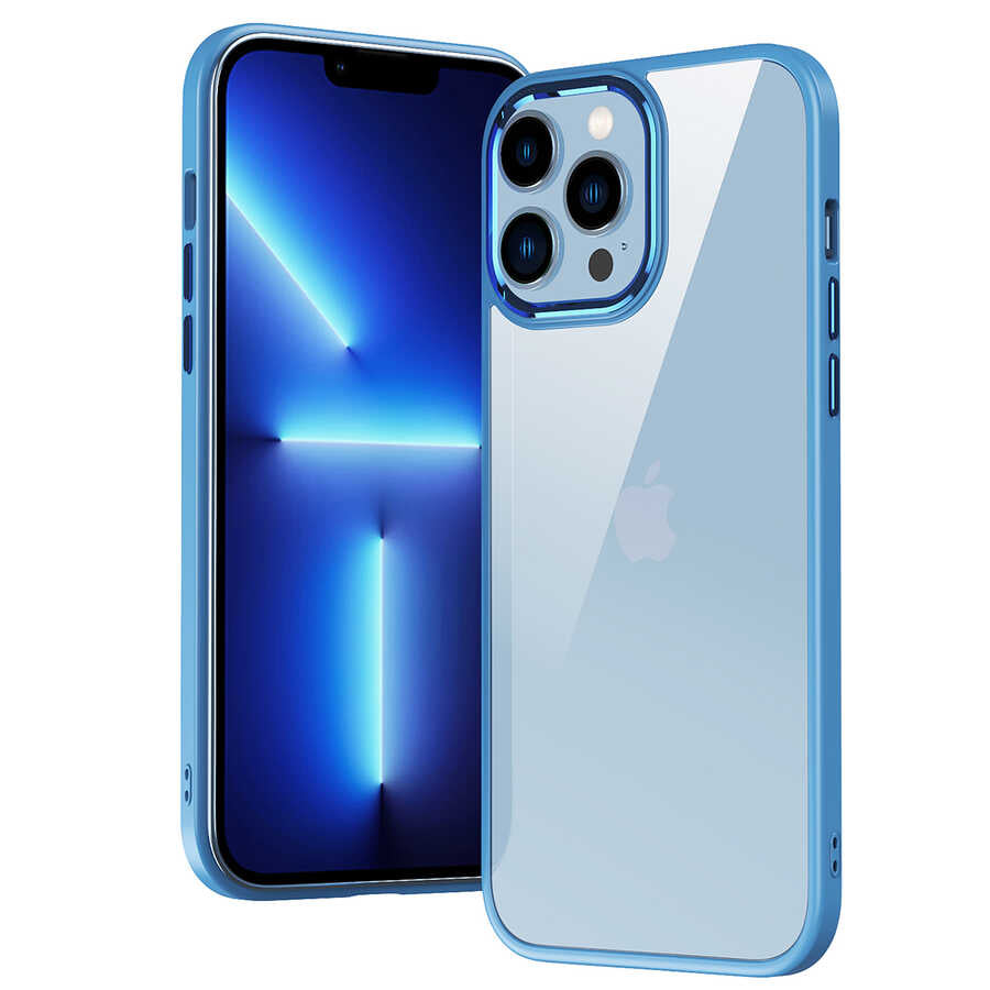 Apple iPhone 12 Pro Kılıf Zore Krom Kapak