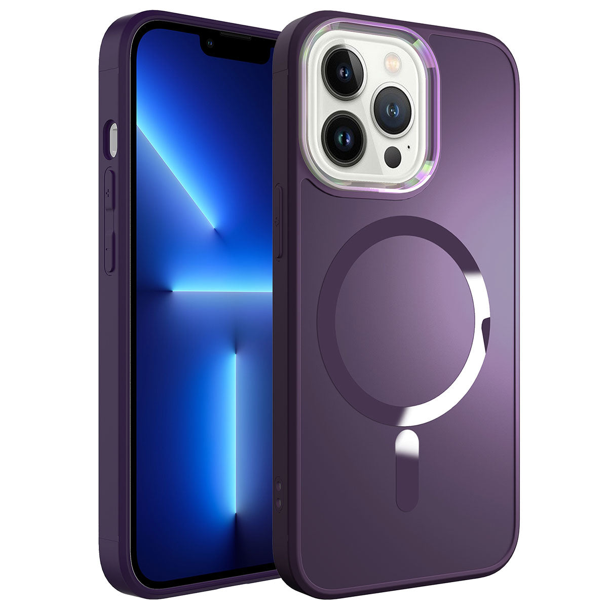 Apple iPhone 12 Pro Max Kılıf M-safe Wireless Şarj Özellikli Zore Stil Kapak