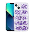 Apple iPhone 13 Case with Camera Protection, Glitter, Airbag and Zore Wave Design