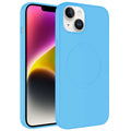 Apple iPhone 13 Kılıf M-safe Wireless Şarj Özellikli Pastel Renk Silikon Zore Plas Kapak