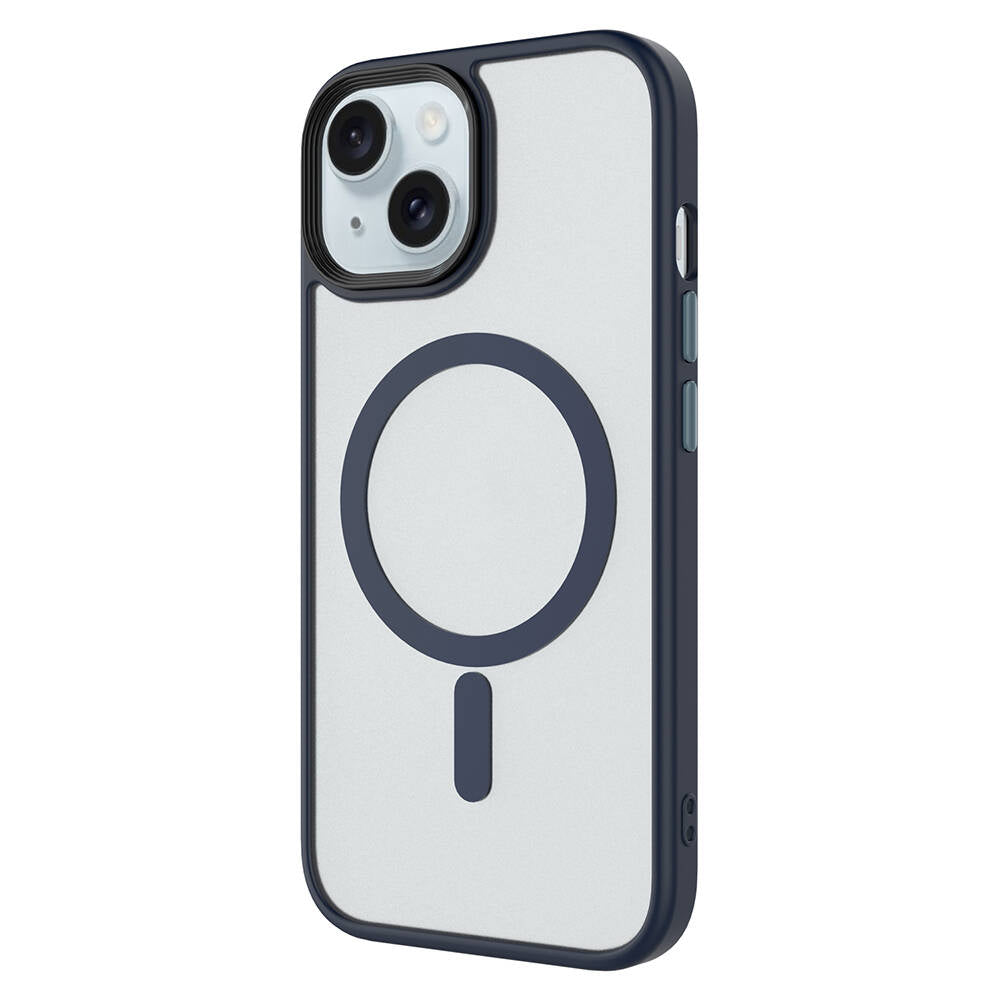 Apple iPhone 13 Kılıf Mat Arka Yüzey Wireless Şarj Özellikli Zore Flet M-safe Kapak
