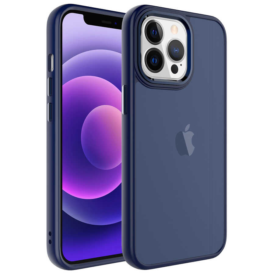 Apple iPhone 13 Pro Kılıf Buzlu Sert PC Zore May Kapak