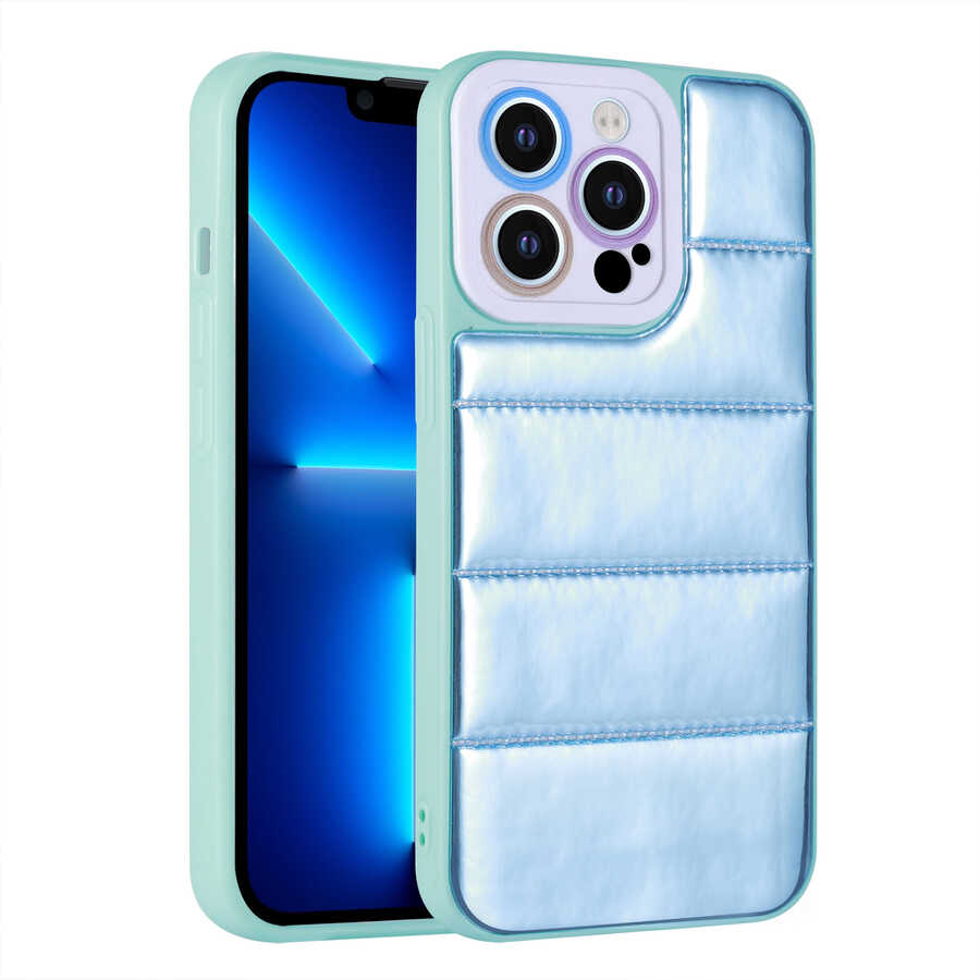Apple iPhone 13 Pro Kılıf Kamera Korumalı Airbagli Renkli Zore Seksek Kapak