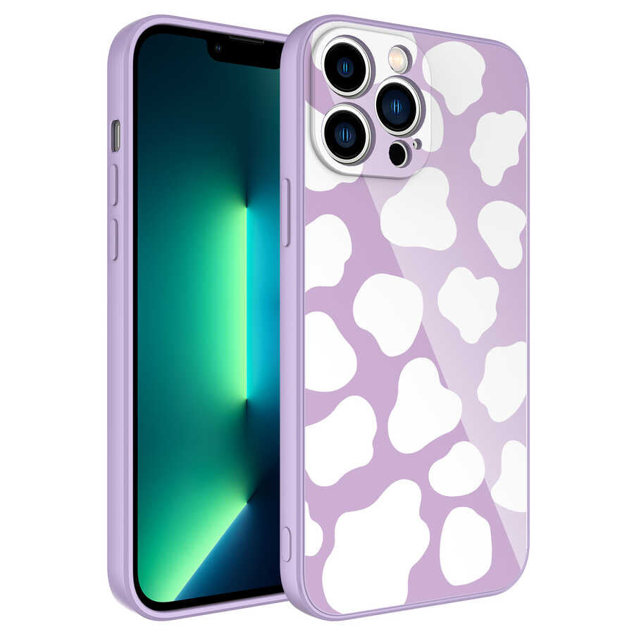 Apple iPhone 13 Pro Kılıf Kamera Korumalı Desenli Sert Silikon Zore Epoksi Kapak