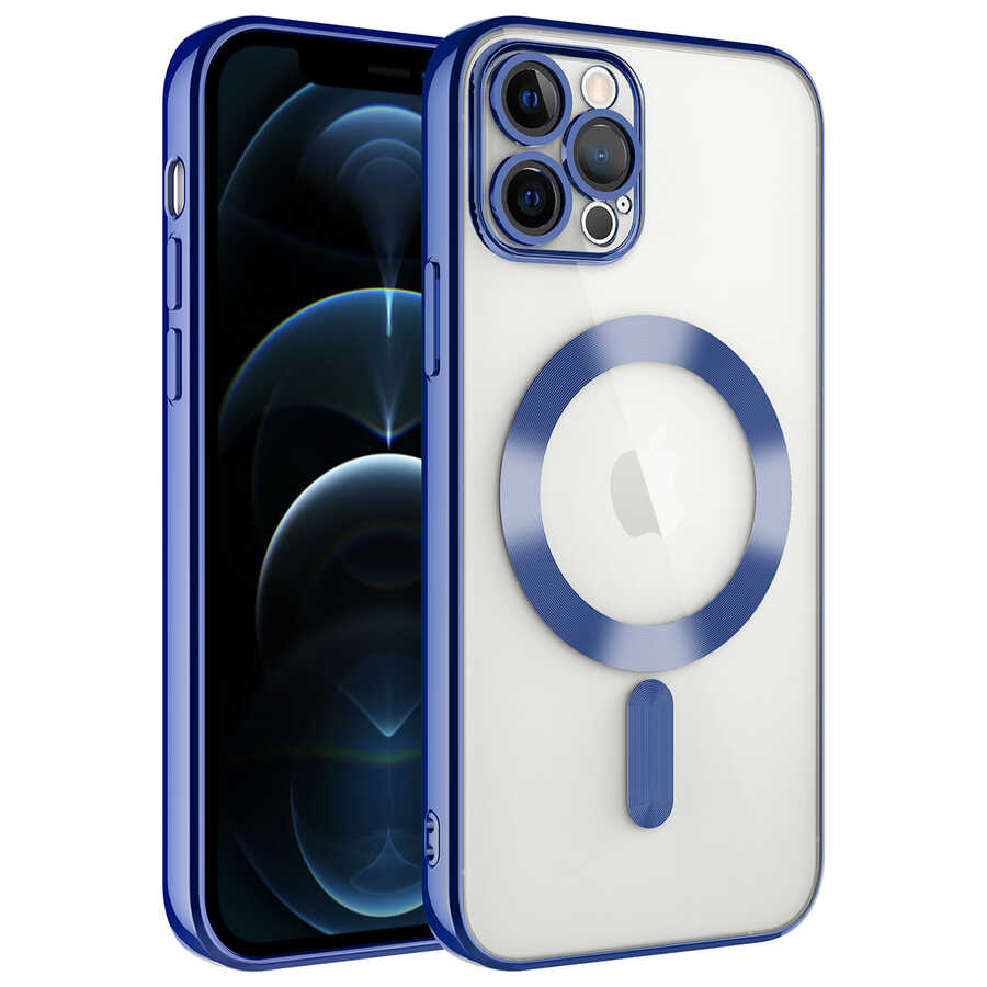 Apple iPhone 13 Pro Kılıf Kamera Korumalı M-safe Wireless Şarj Özellikli Zore Demre Kapak
