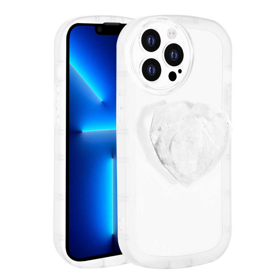 Apple iPhone 13 Pro Kılıf Kamera Korumalı Pop Soketli Renkli Zore Ofro Kapak