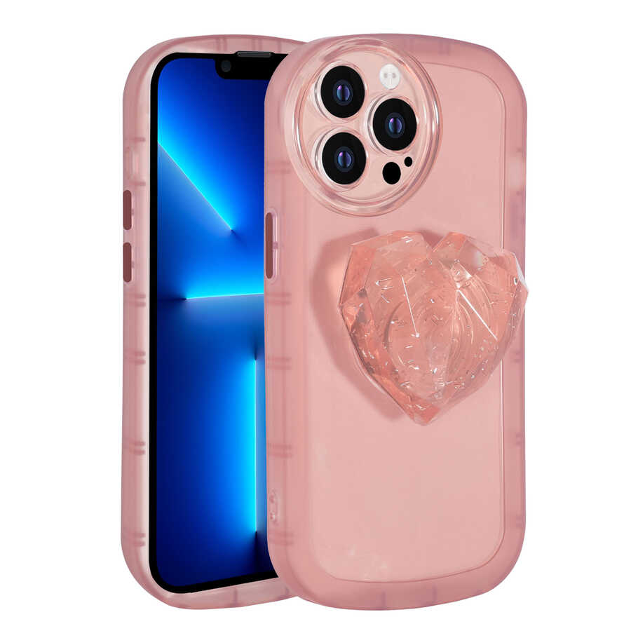 Apple iPhone 13 Pro Kılıf Kamera Korumalı Pop Soketli Renkli Zore Ofro Kapak