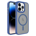 Apple iPhone 13 Pro Kılıf Mat Arka Yüzey Wireless Şarj Özellikli Zore Flet M-safe Kapak