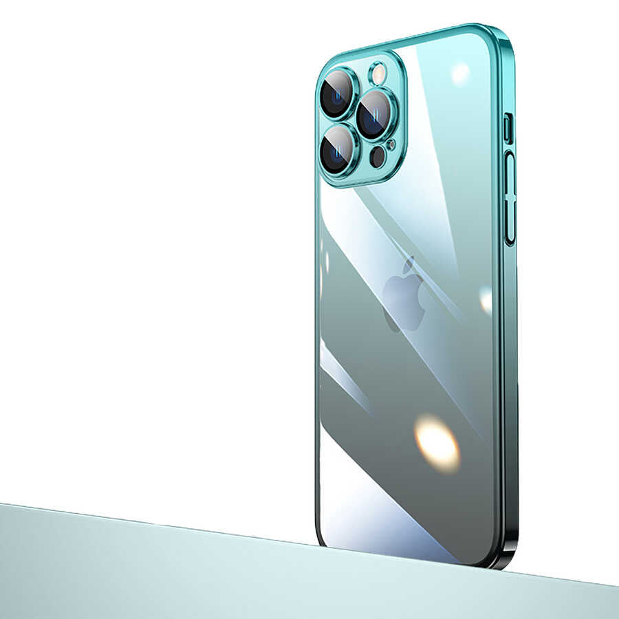 Apple iPhone 13 Pro Kılıf Parlak Renk Geçişli Kamera Korumalı Zore Senkron Kapak