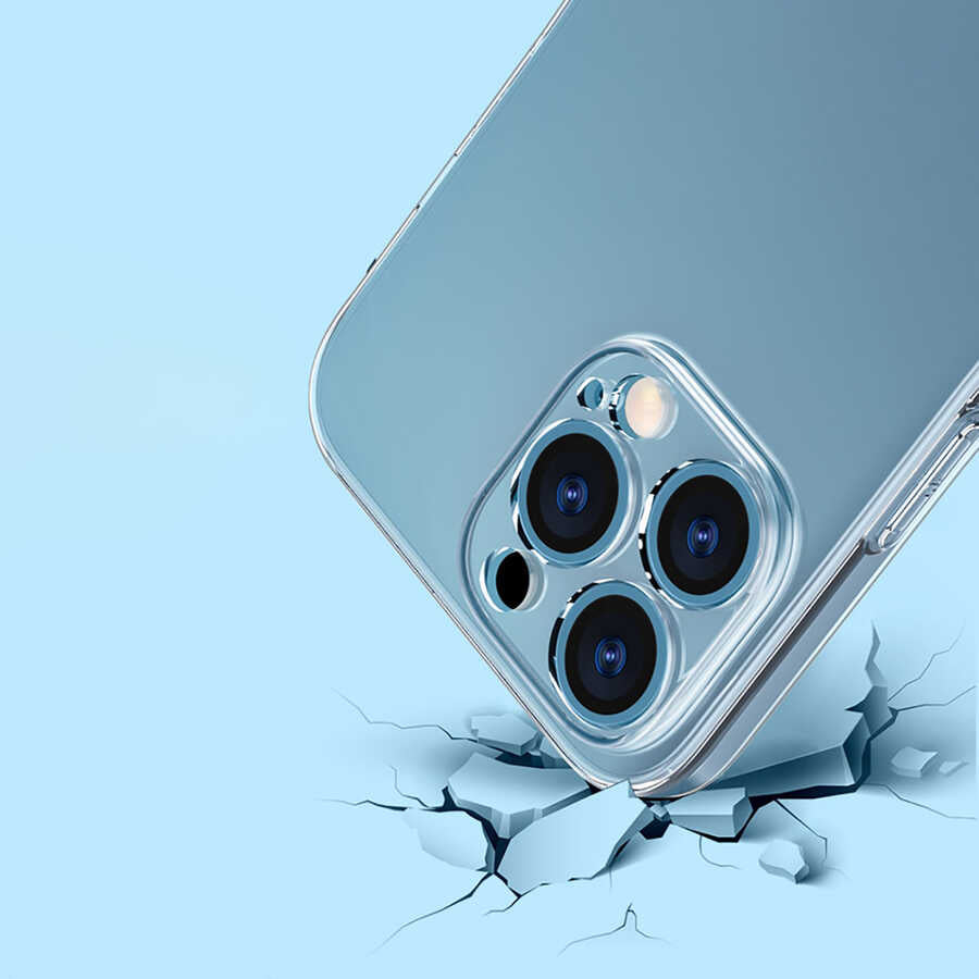 Apple iPhone 13 Pro Kılıf Şeffaf Sert PC Zore Vayt Kapak