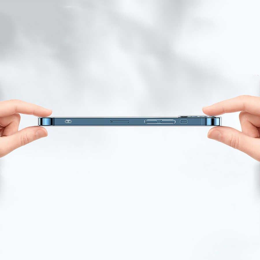Apple iPhone 13 Pro Kılıf Şeffaf Sert PC Zore Vayt Kapak