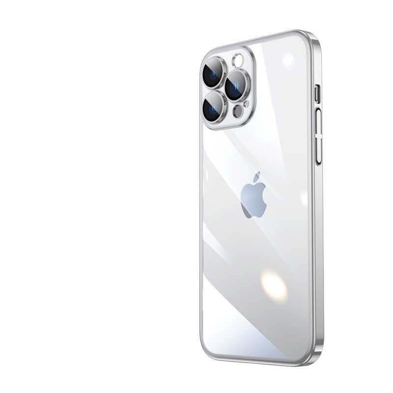 Apple iPhone 13 Pro Kılıf Sert PC Renkli Çerçeveli Zore Riksos Kapak