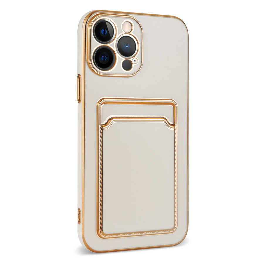 Apple iPhone 13 Pro Kılıf Zore Bark Kartlıklı Kapak