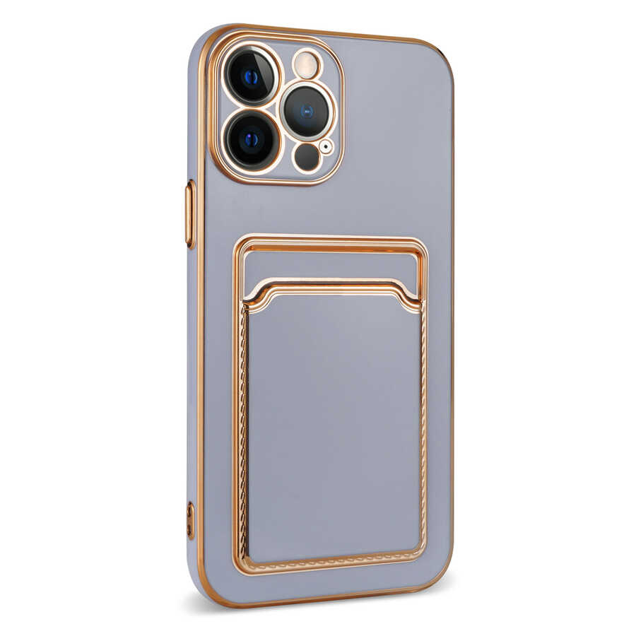 Apple iPhone 13 Pro Kılıf Zore Bark Kartlıklı Kapak