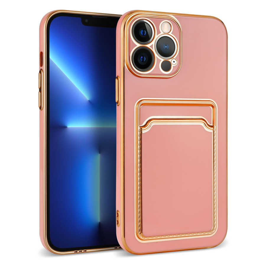 Apple iPhone 13 Pro Kılıf Zore Bark Kartlıklı Kapak