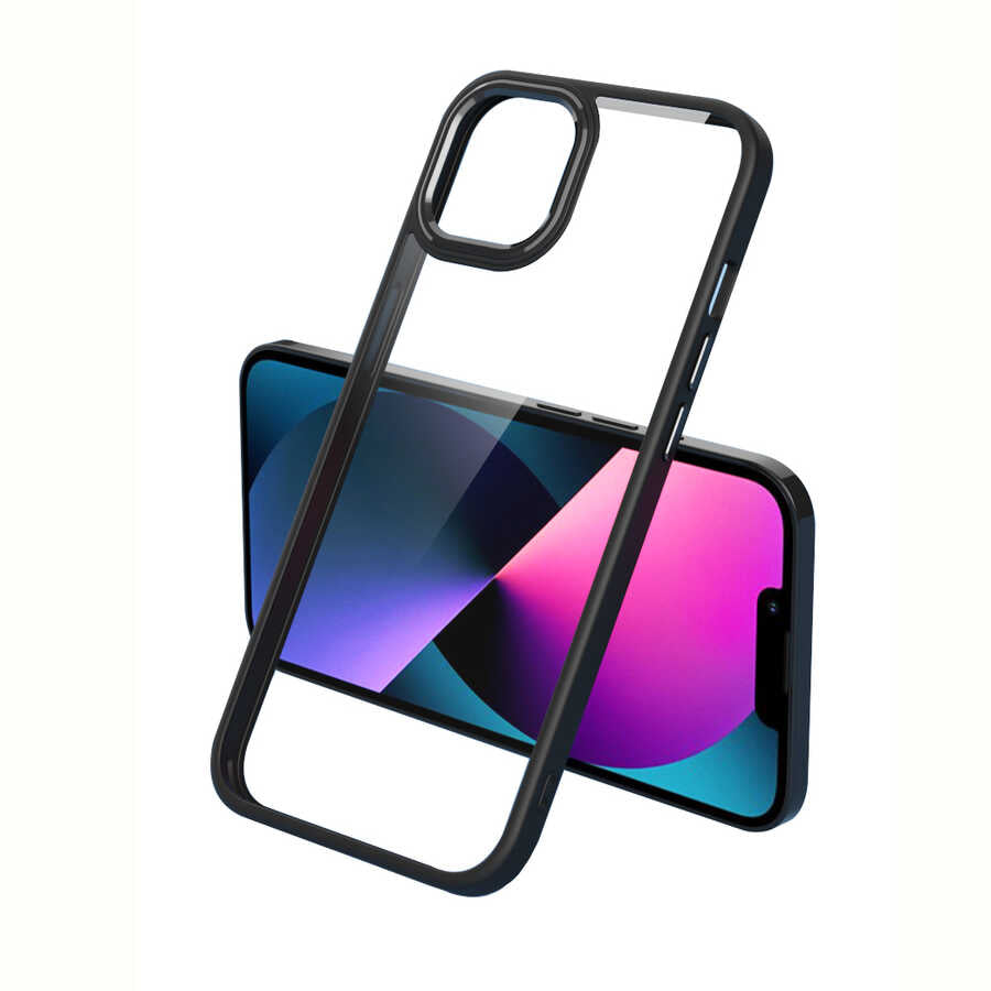 Apple iPhone 13 Pro Kılıf Zore Krom Kapak