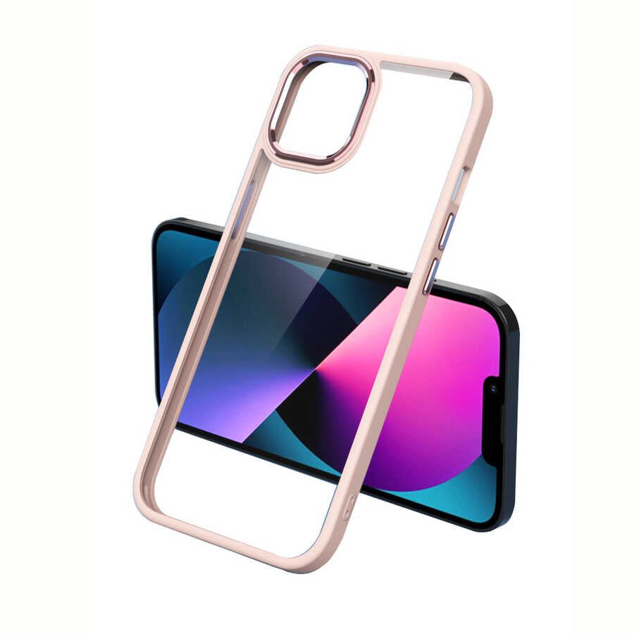 Apple iPhone 13 Pro Kılıf Zore Krom Kapak