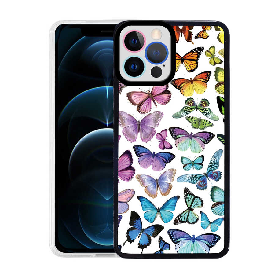 Apple iPhone 13 Pro Kılıf Zore M-Fit Desenli Kapak
