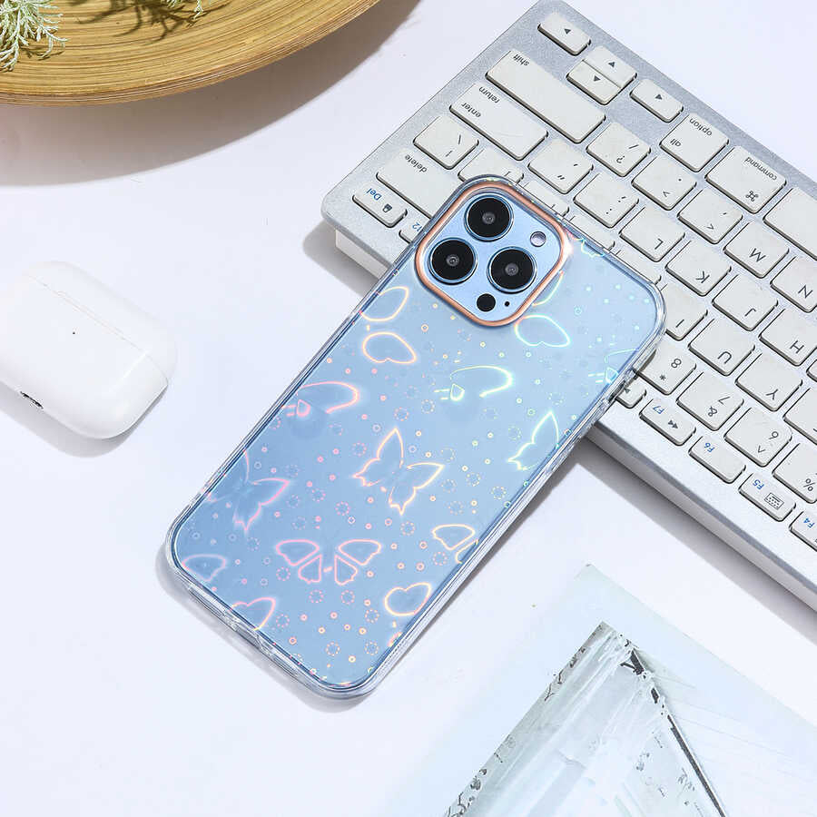 Apple iPhone 13 Pro Case Zore Sidney Patterned Hard Cover