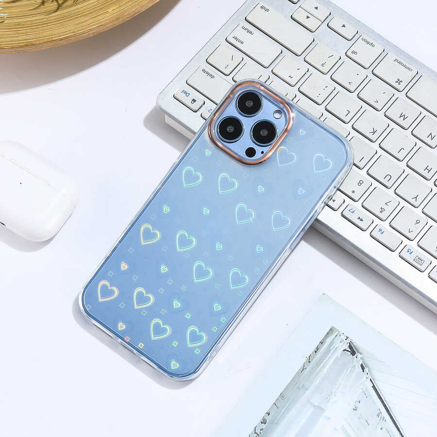 Apple iPhone 13 Pro Case Zore Sidney Patterned Hard Cover