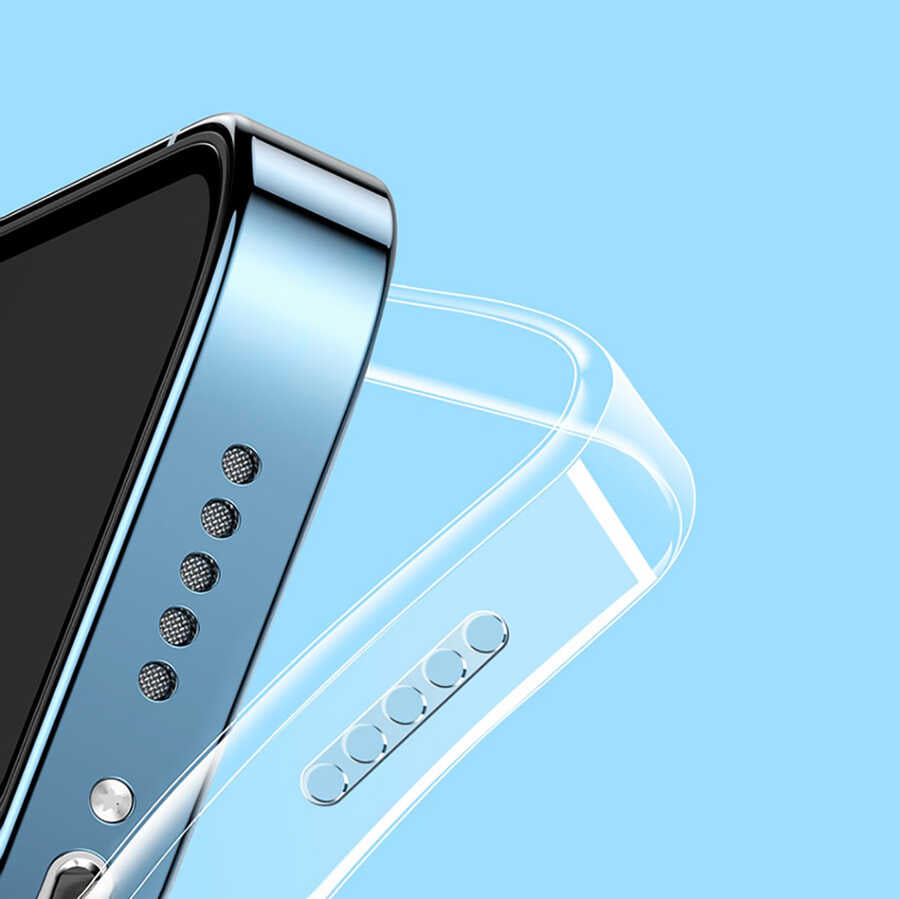 Apple iPhone 13 Pro Max Kılıf Şeffaf Sert PC Zore Vayt Kapak