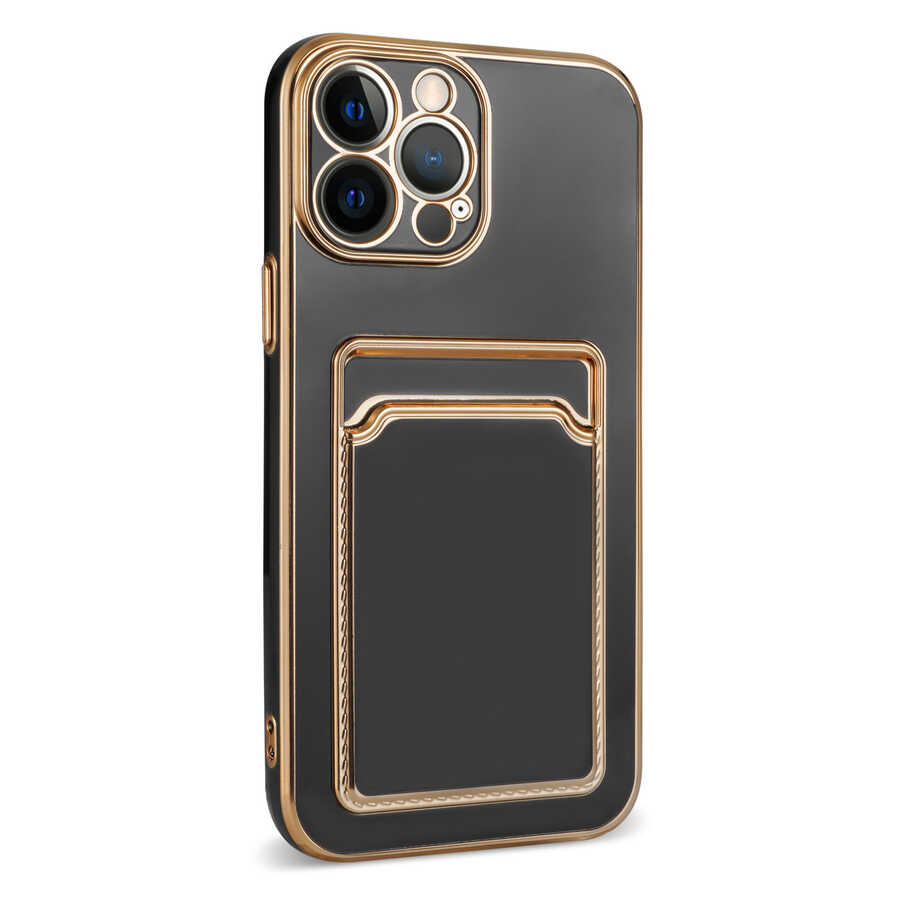 Apple iPhone 13 Pro Max Kılıf Zore Bark Kartlıklı Kapak