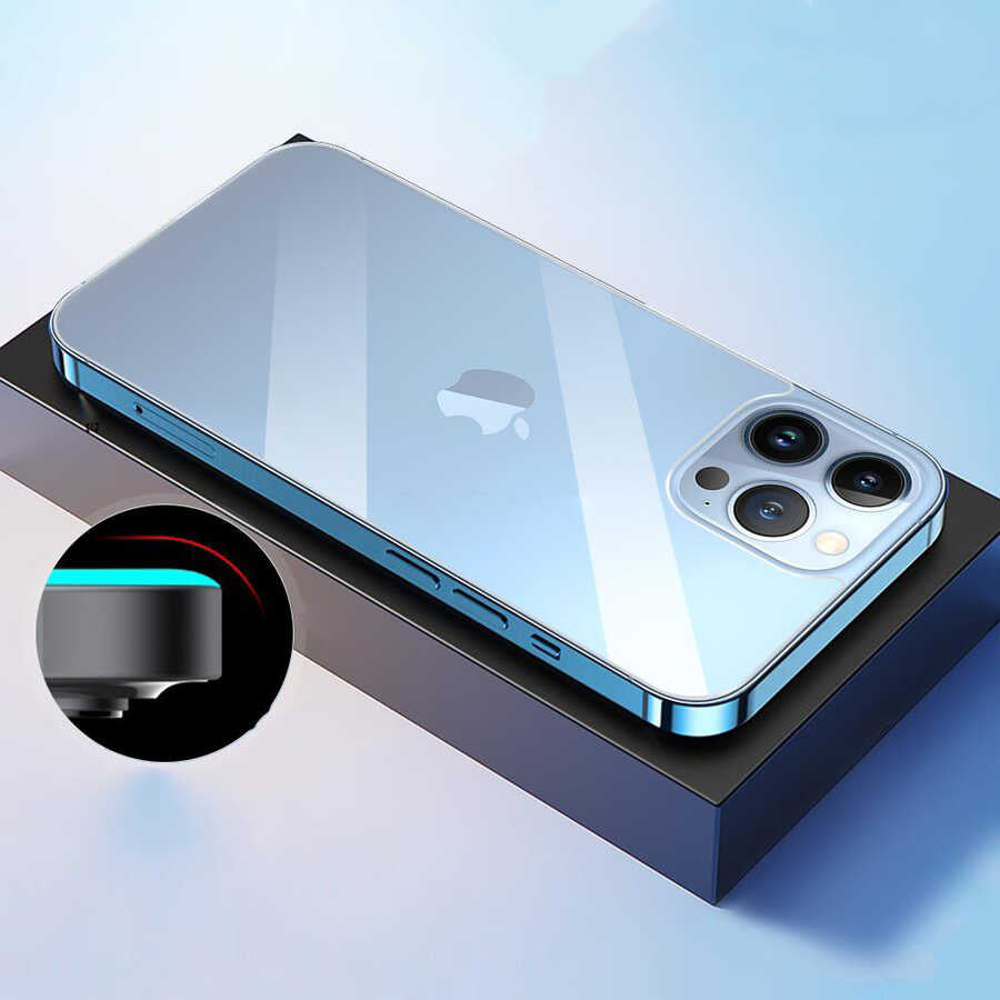 Apple iPhone 13 Pro Max Zore Back Maxi Glass Temperli Cam Arka Koruyucu