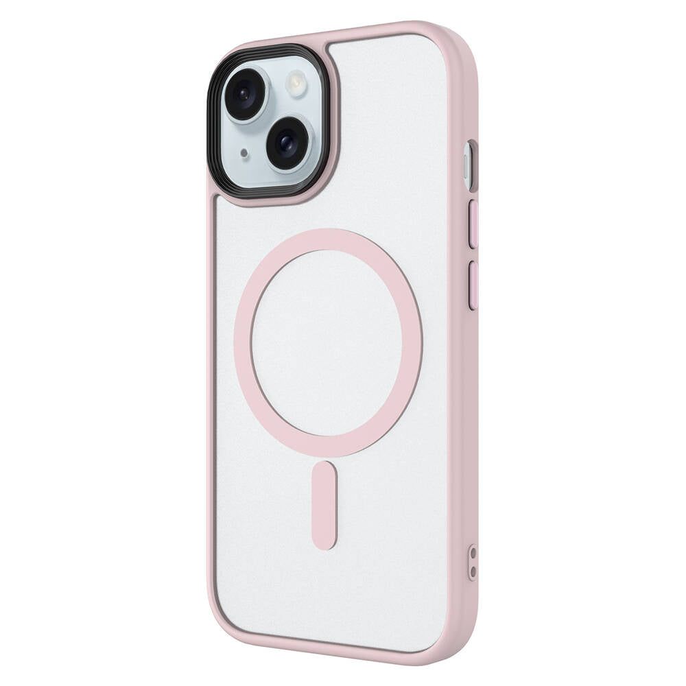 Apple iPhone 14 Kılıf Mat Arka Yüzey Wireless Şarj Özellikli Zore Flet M-safe Kapak