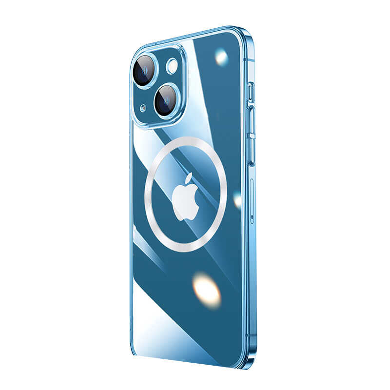 Apple iPhone 14 Plus Kılıf Wireless Şarj Özellikli Sert PC Zore Riksos M-safe Kapak