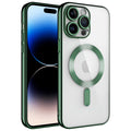 Apple iPhone 14 Pro Kılıf Kamera Korumalı M-safe Wireless Şarj Özellikli Zore Demre Kapak