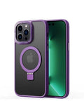 Apple iPhone 14 Pro Kılıf M-safe Wireless Şarj Özellikli Standlı Zore Ting Kapak