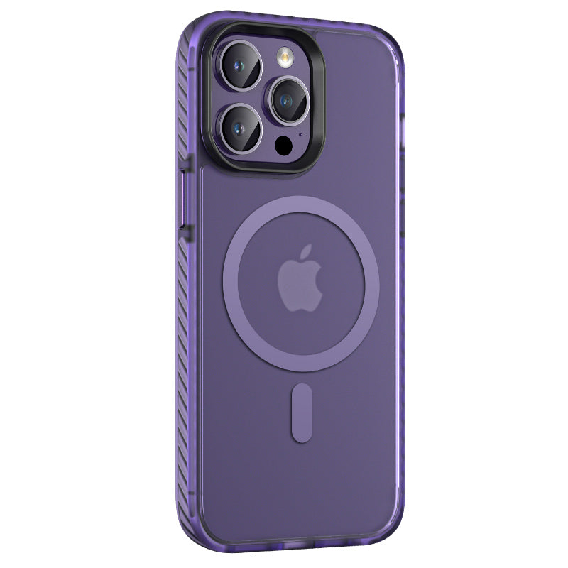 Apple iPhone 14 Pro Case Matte Back Wireless Charging Zore Locik Cover