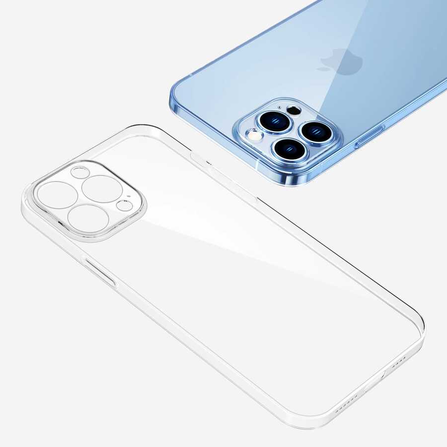 Apple iPhone 14 Pro Kılıf Şeffaf Sert PC Zore Vayt Kapak